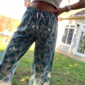 Textured Flowy Pants
